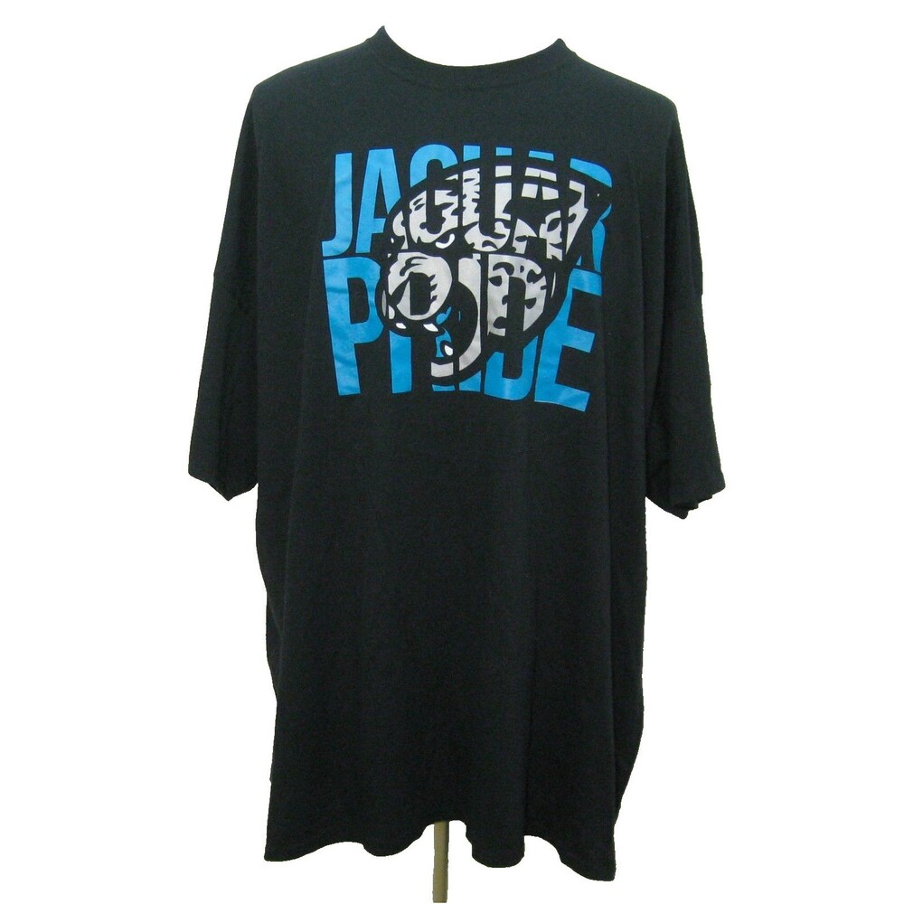 Jacksonville Jaguars T-Shirt Mens Size 5XL Black Short Sleeve Graphic Football